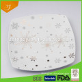 square ceramic plate,beautiful ceramic plate with full decal